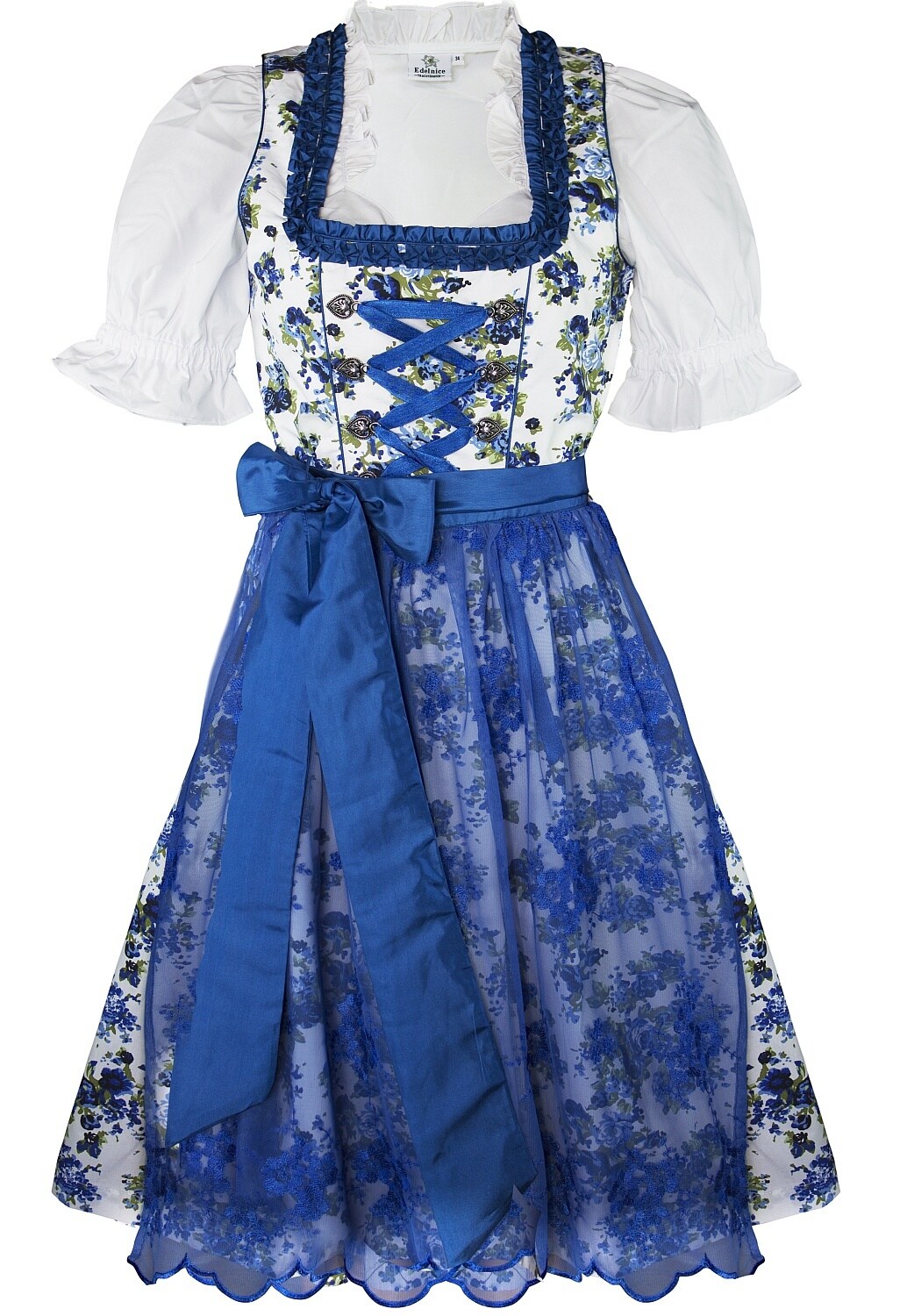 Midi Dirndl 2-teilig Estefania Blumen