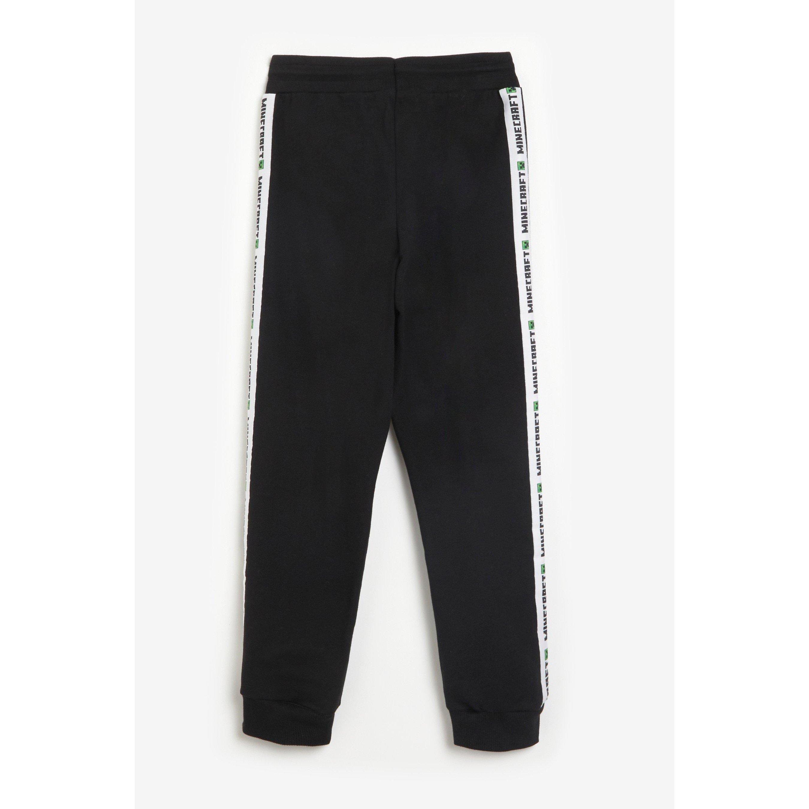 Character Minecraft Boys Black Joggers