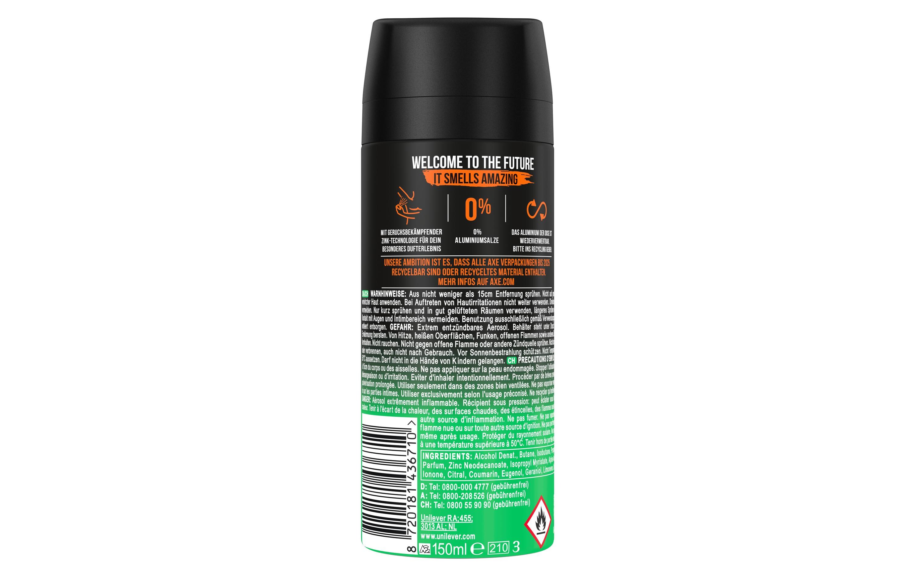 Deo Jungle Fresh 150 mlDeodorant ohne Aluminiumsalze