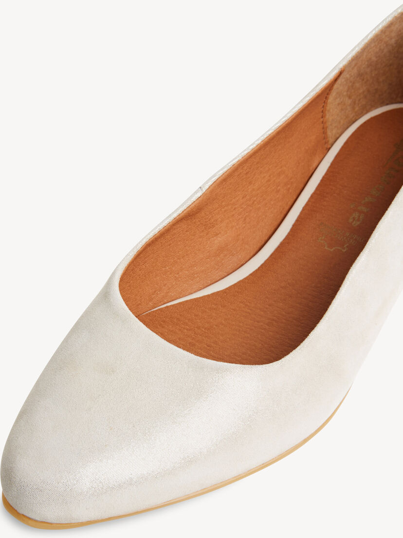 Leren Ballerina - beige