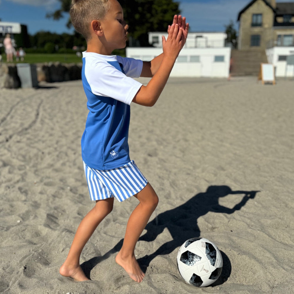 Køb Petit Crabe Sapphire/White Raglan Uv-Swim Bluse S/S