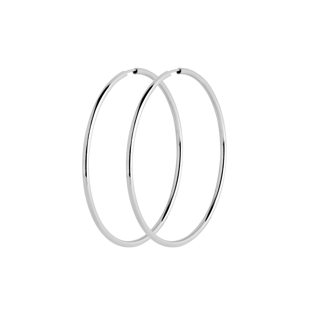 Maria Black  Senorita hoops - sølv