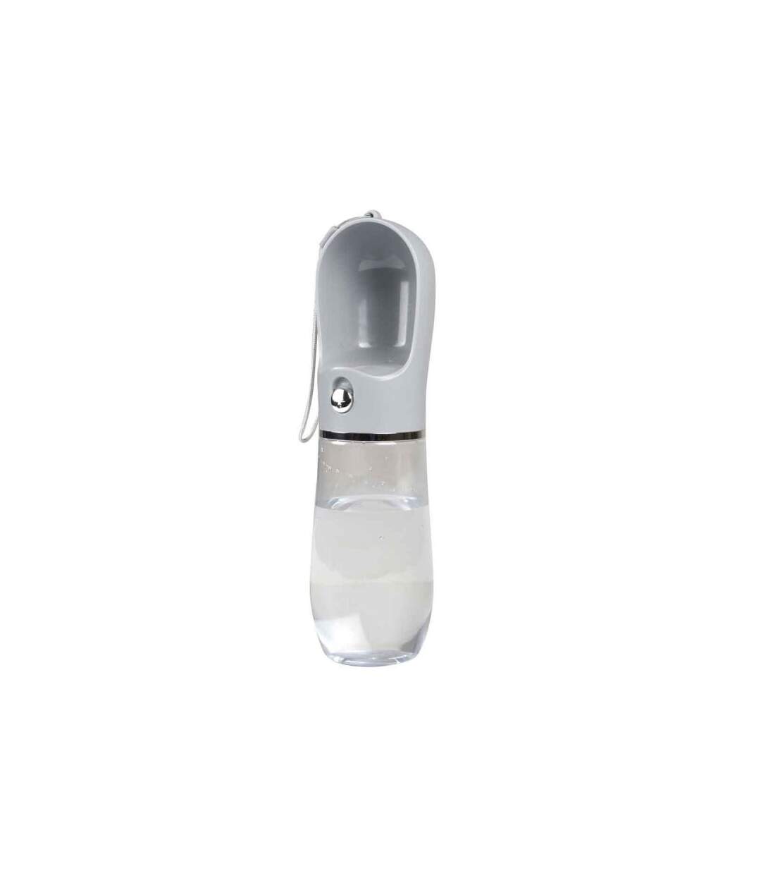 Paris Prix - Gourde Pour Chien nomade 500ml Gris