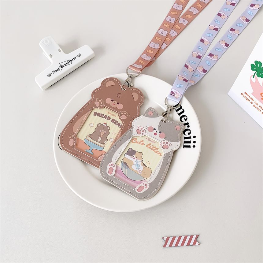 CaDarr - Dierenkaarthouder met koord (verschillende ontwerpen)