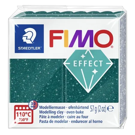 STAEDTLER® FIMO® effect 8010 Galaxy Modelliermasse galaxy grün, 57 g