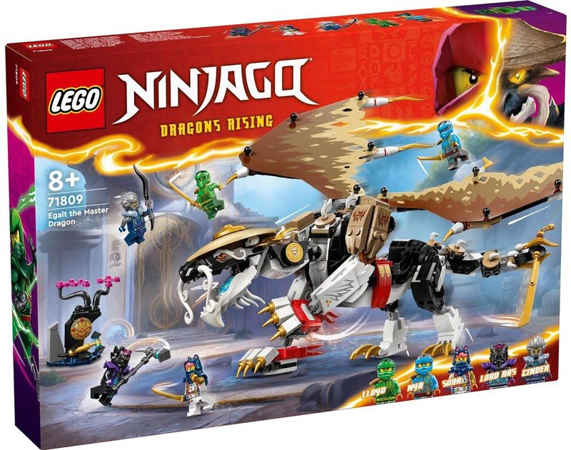 LEGO - Ninjago - Egalt de Meesterdraak - Bouwstenen - 5 Minifiguren