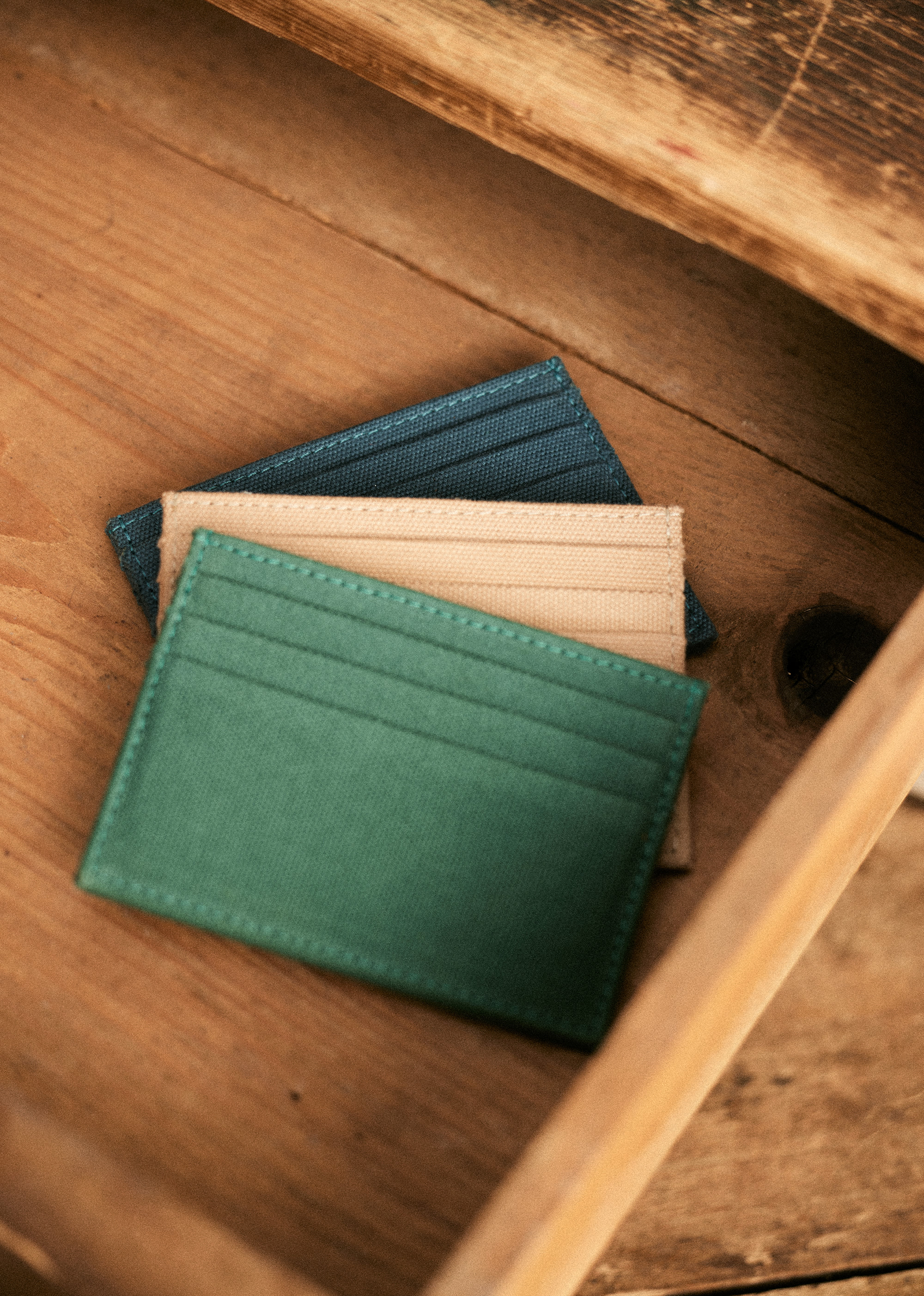 Porte-cartes Dean Canevas - Beige - POUR LUI 5906572