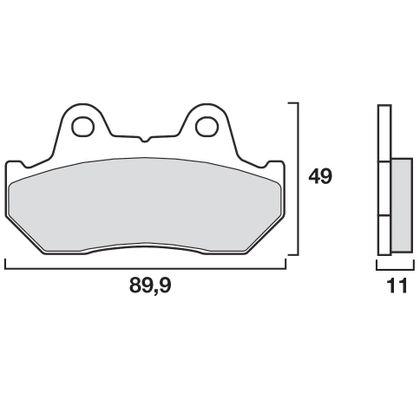 Plaquettes de freins Brembo Sinter Métal Fritté avant