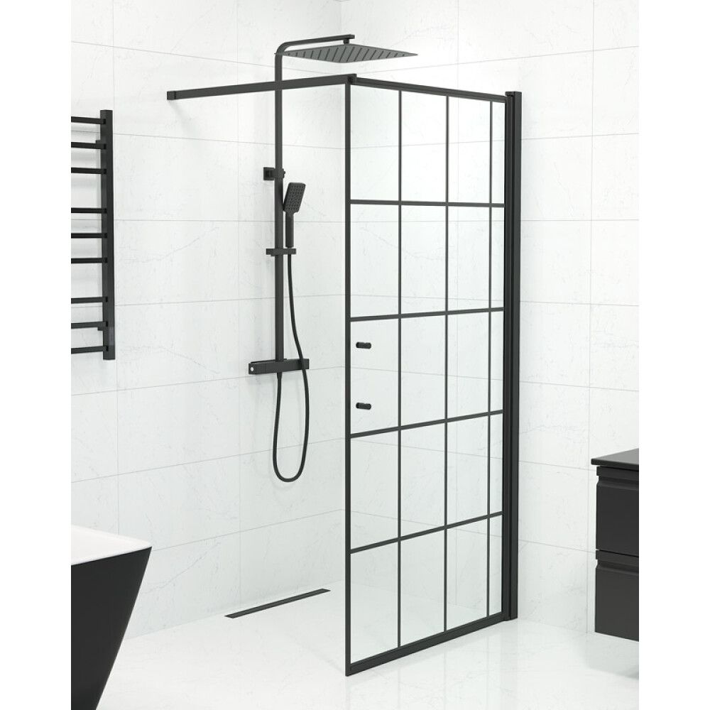 DUSJVEGG CAMARGUE SKÄRGÅRD SVART RAMME 100CM