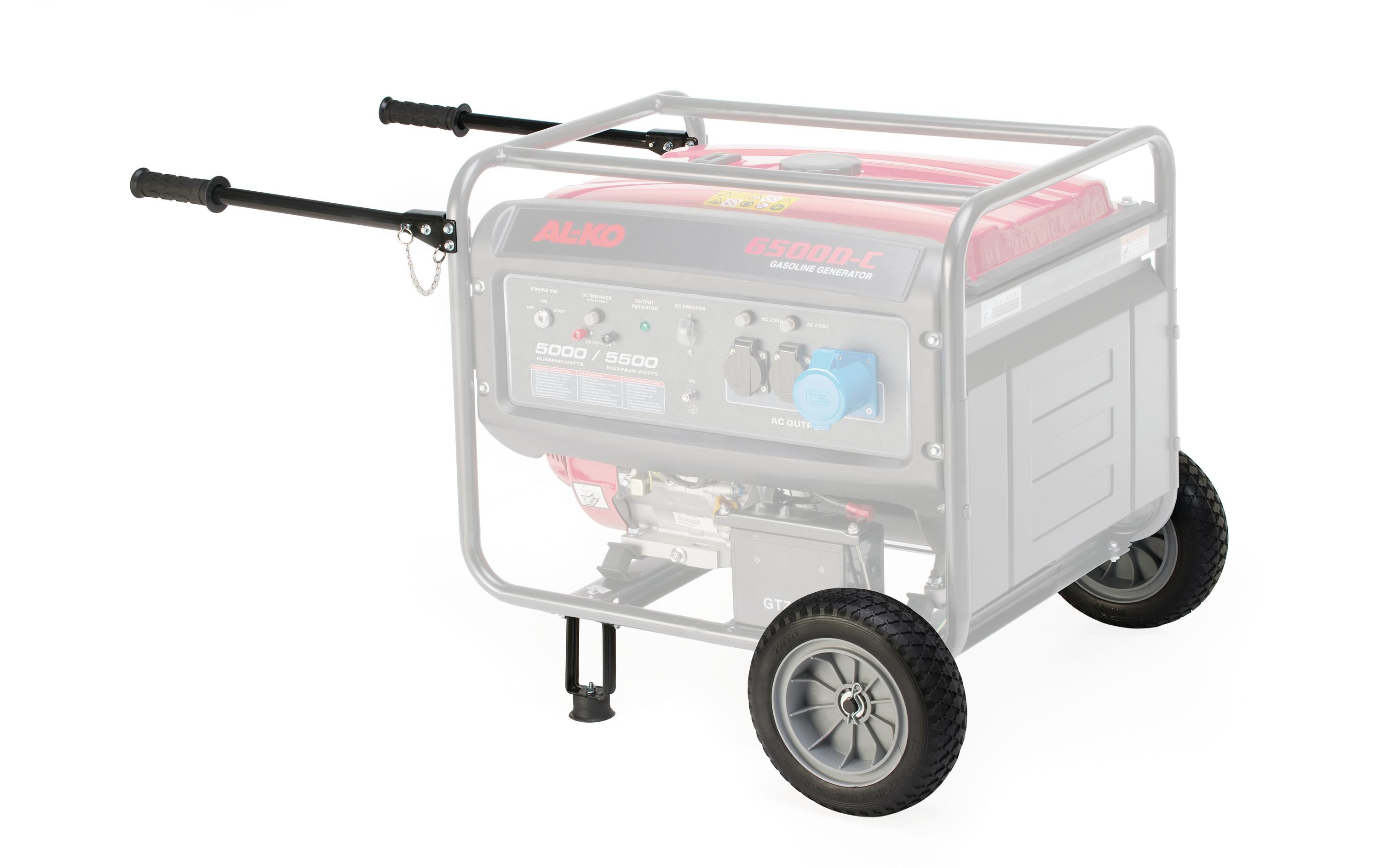 Radsatz & Griffe zu Stromerzeuger zu 2500C, 3500C, 6500C<br>Räder und Griffe für AL-KO 2500C, 3500C, 6500C Generatoren