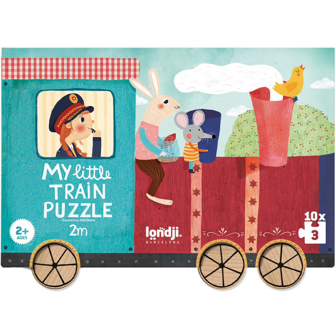 Londji puzzel my little train - 10x3st