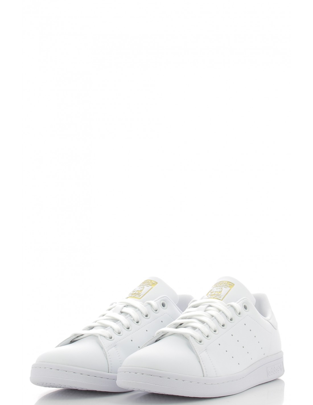 adidas Sneakers homme stan smith white gold