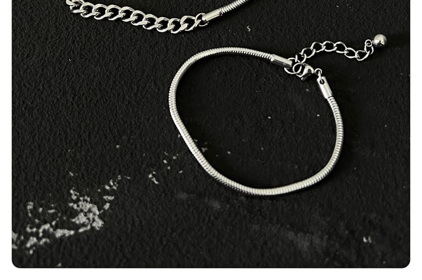 PANGU - Ketting met slangenhalsketting / armband