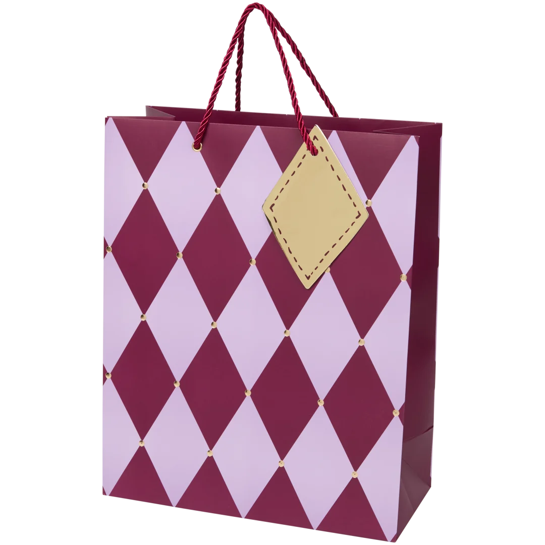 Sac cadeau à motif Avec