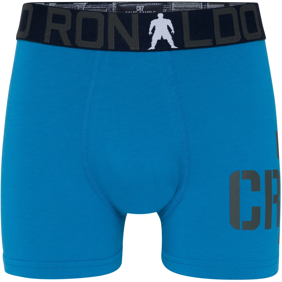 CR7 Cristiano Ronaldo Boxer Boy's Trunk Bamboo blau