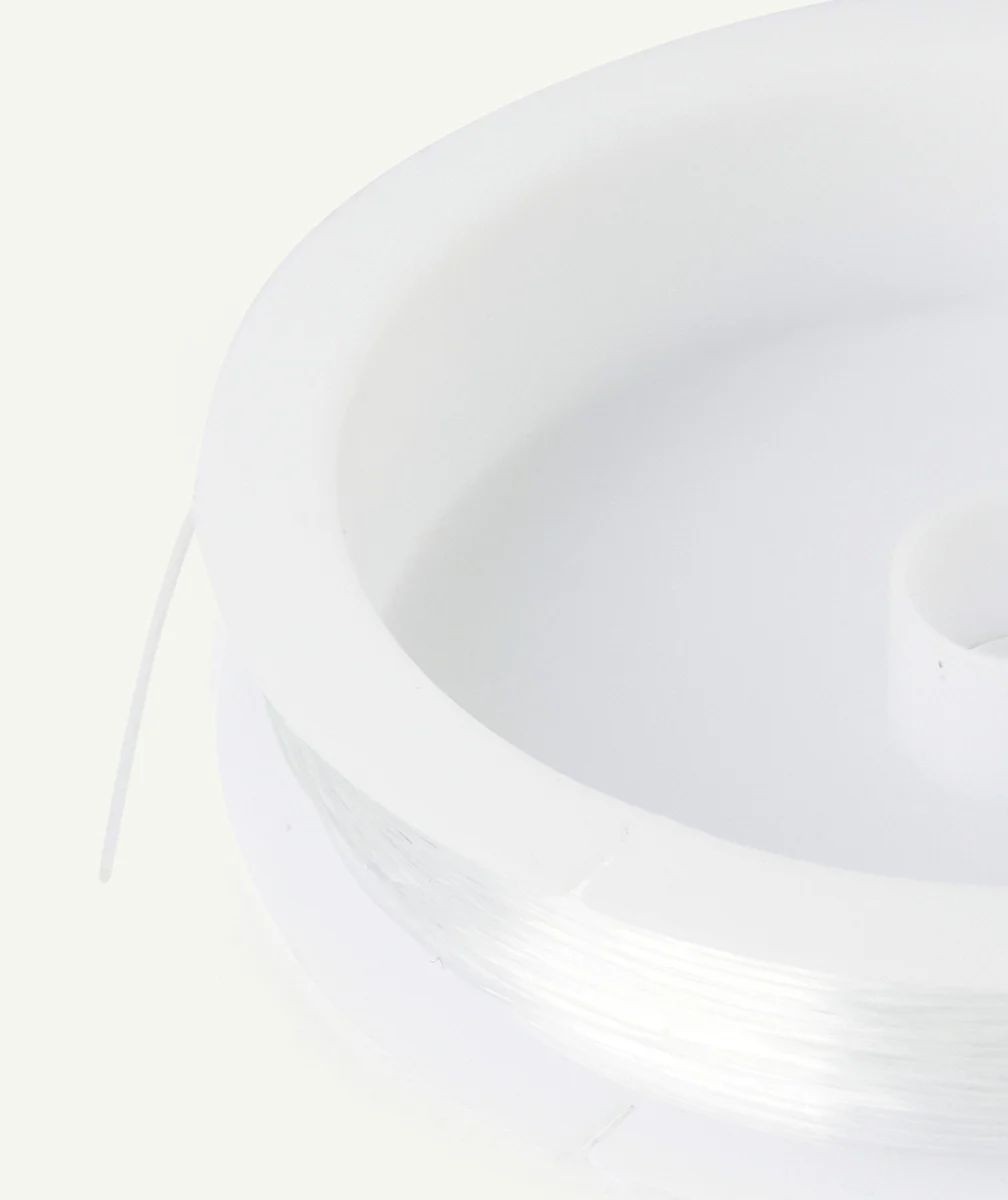 LA PETITE EPICERIEFIL ÉLASTIQUE NYLON TRANSPARENT 0,5 MM - 12,5 MÈTRES