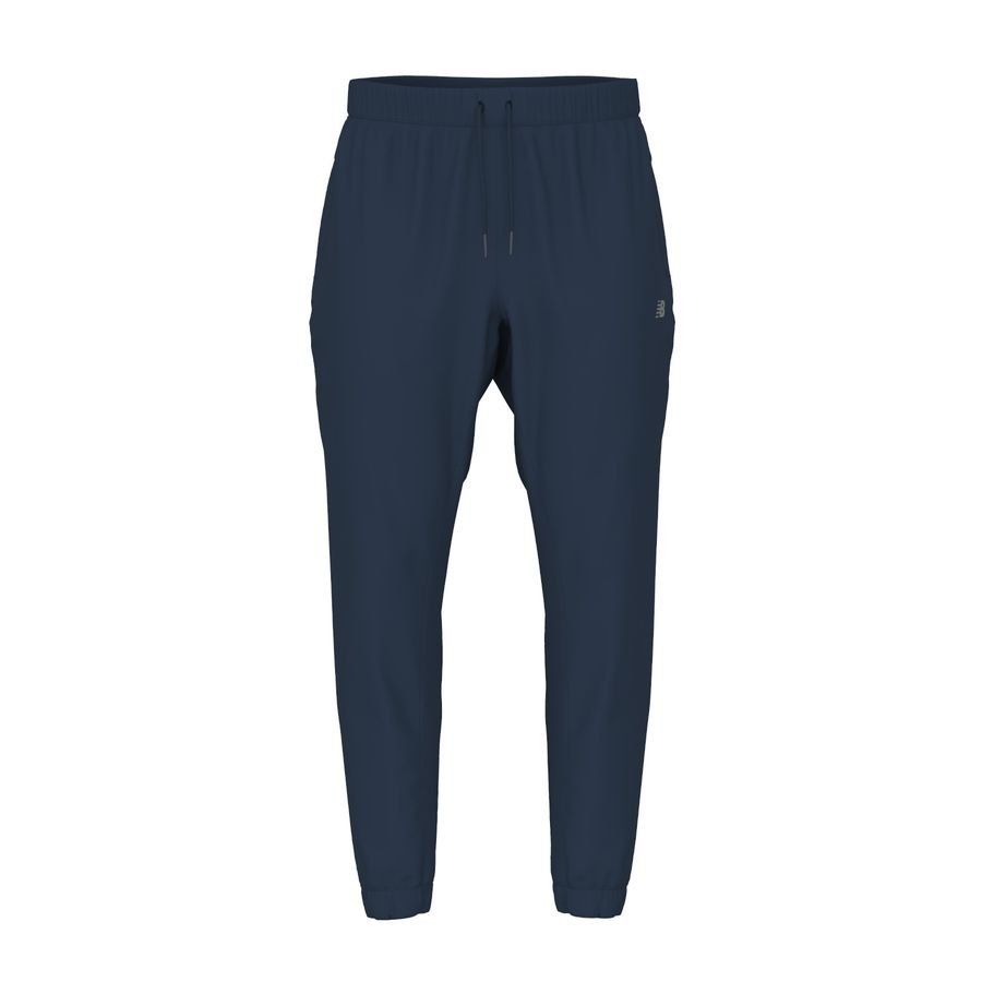 New Balance Bas de Survêtement Essentials Woven - Bleu Marine