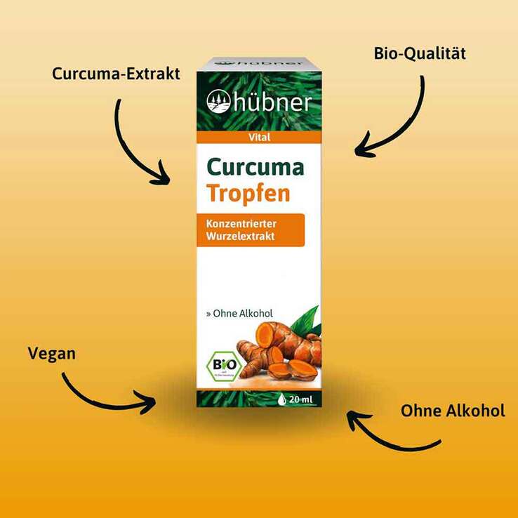 Hübner Curcuma Tropfen, 20 ml