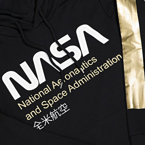 Sweat Capuche Admin Gold Noir