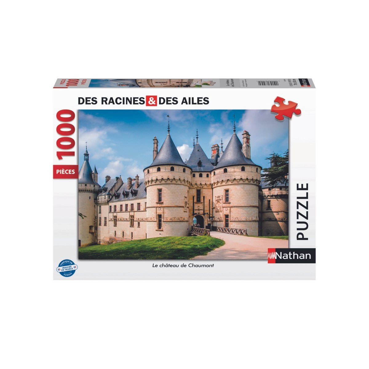 Puzzle 1000 pièces Le château de Chaumont - Des racines et des ailes