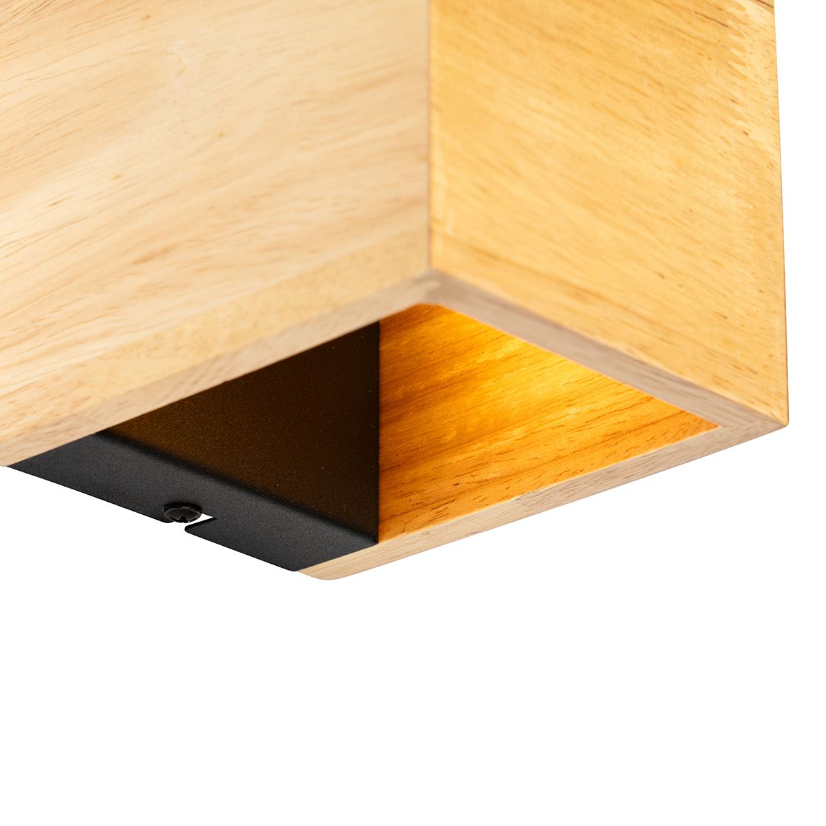 Smart wandlamp eiken hout incl. Wifi G9 - Transfer