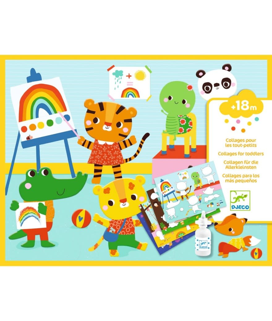 Djeco dj09873 Knutselset collage dieren