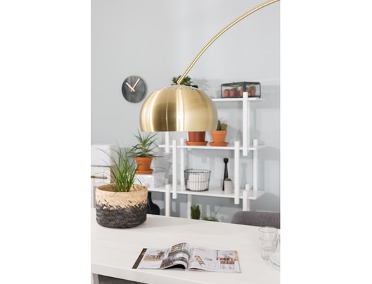 ZUIVER - Lampadaire salon Lampadaire arc design BOW - Couleur - Laiton