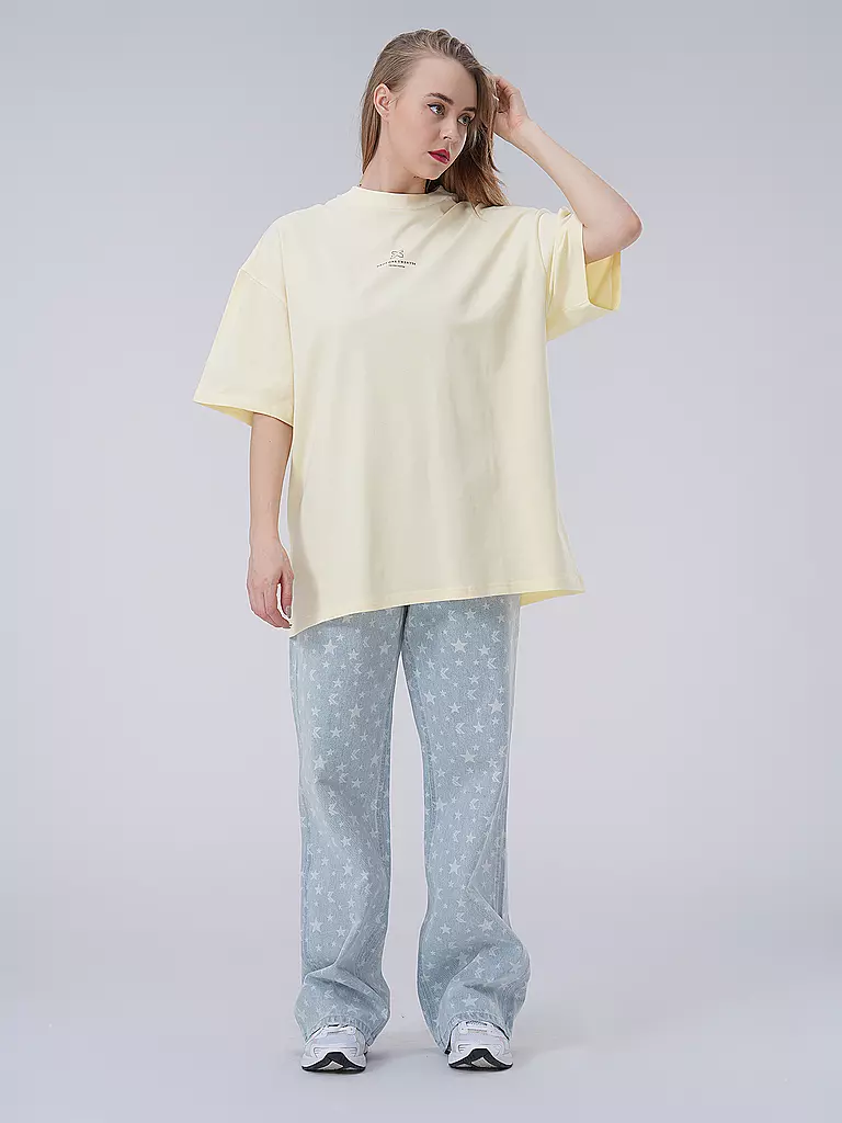 KARO KAUER T-Shirt gelb
