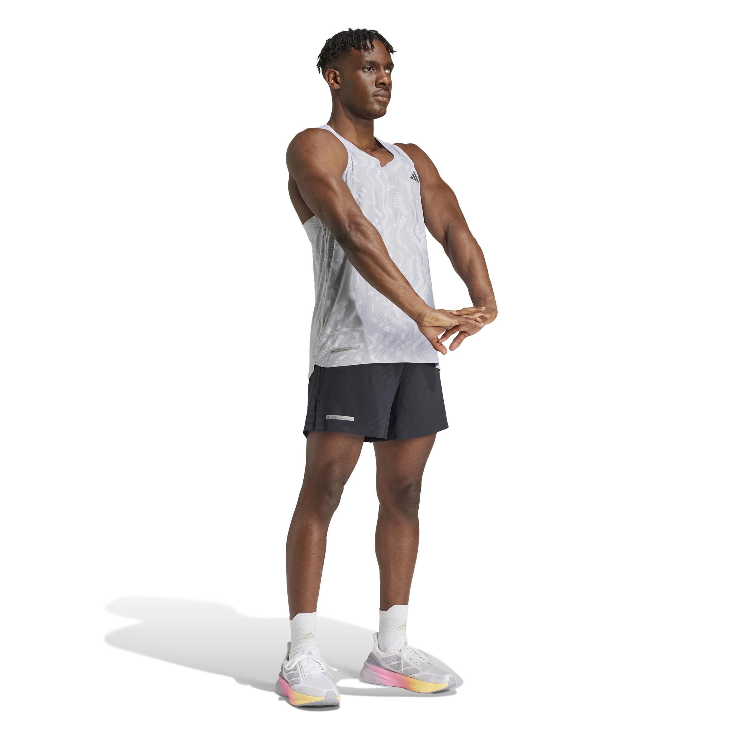 adidas Ultimate Engineered Maillot De Course Hommes - Argent