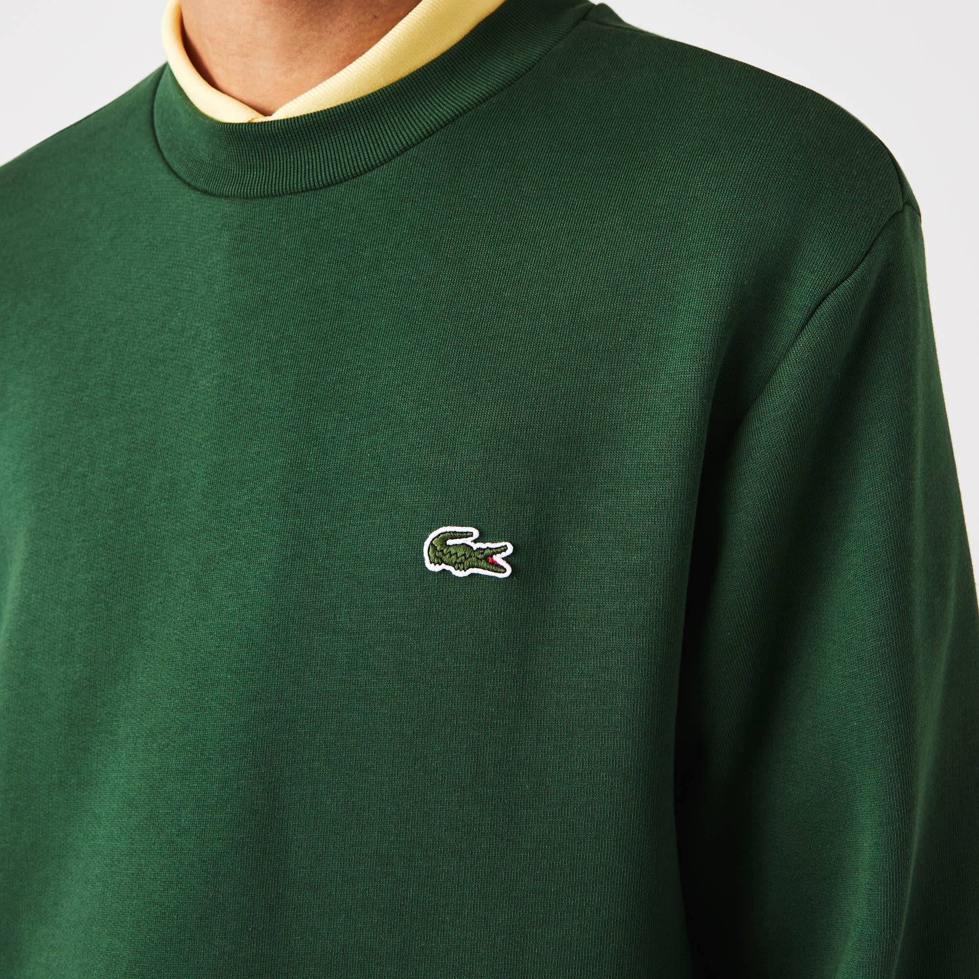 Jogging-Sweatshirt aus aufgerautem Fleece Sweatshirts - Grün - Lacoste - Herren
