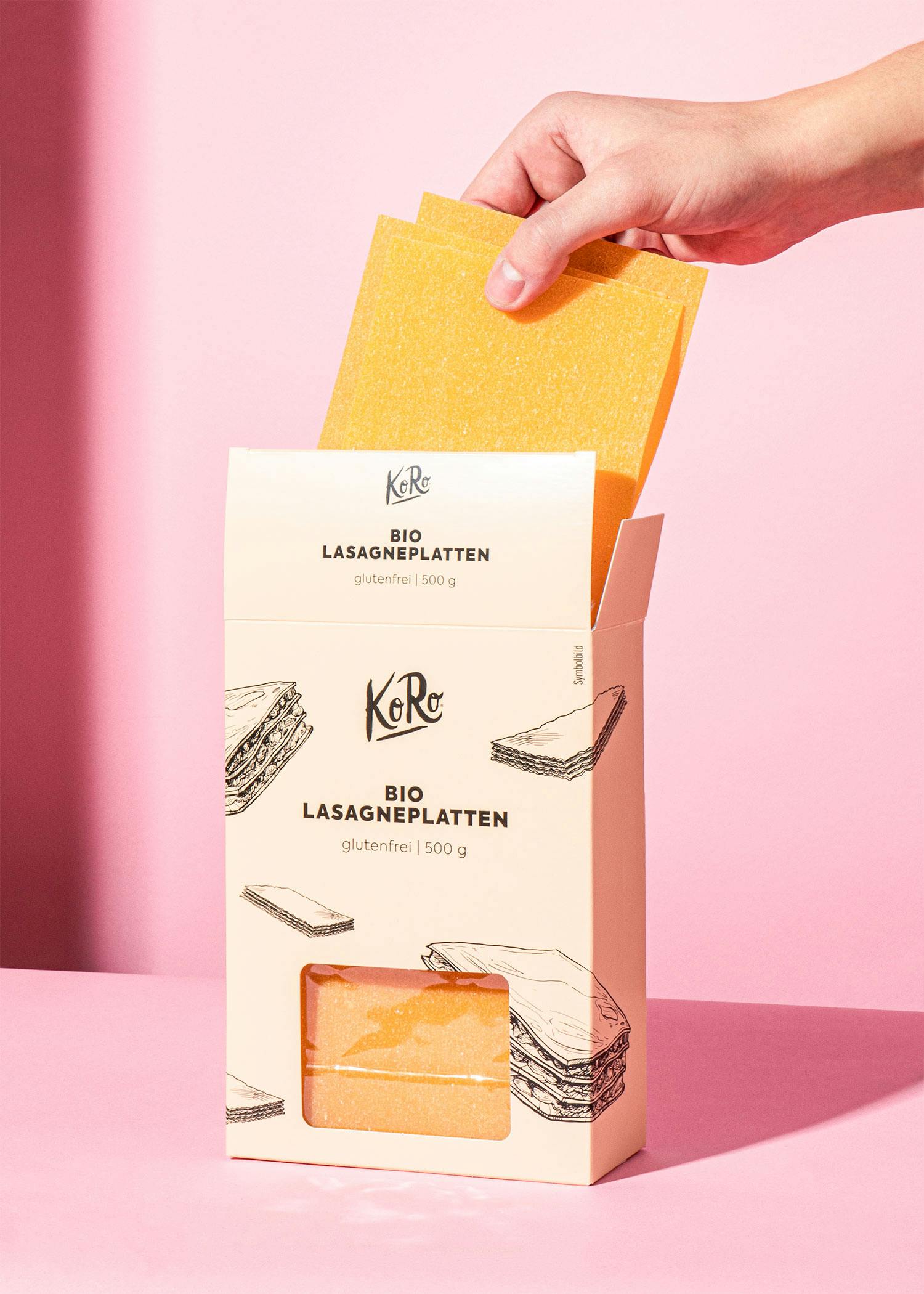 Glutenfreie Bio Lasagneplatten 500 g