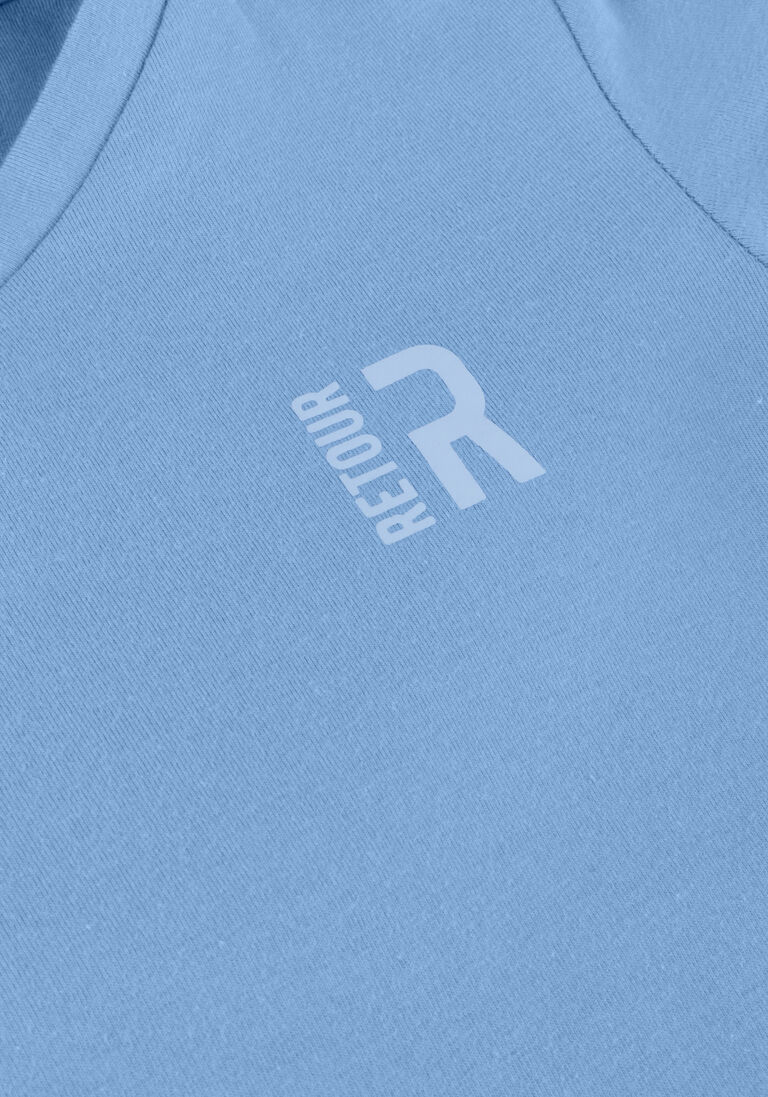 RETOUR blauwe retour t-shirt sean