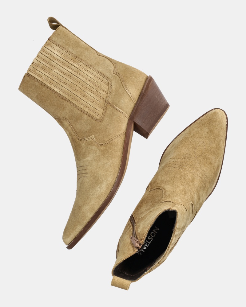 Nelson Tartor Cowboylaarzen  - beige