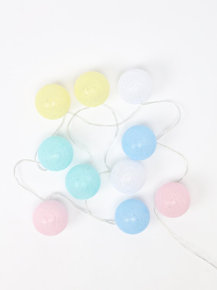 Cordão de luzes LED com 10 LEDs - Azul