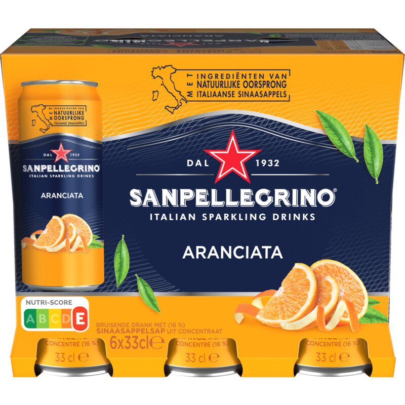 S. Pellegrino Aranciata 6-pack