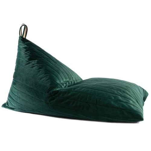 Nobodinoz zitzak essaouira velvet - jungle green 115 cm