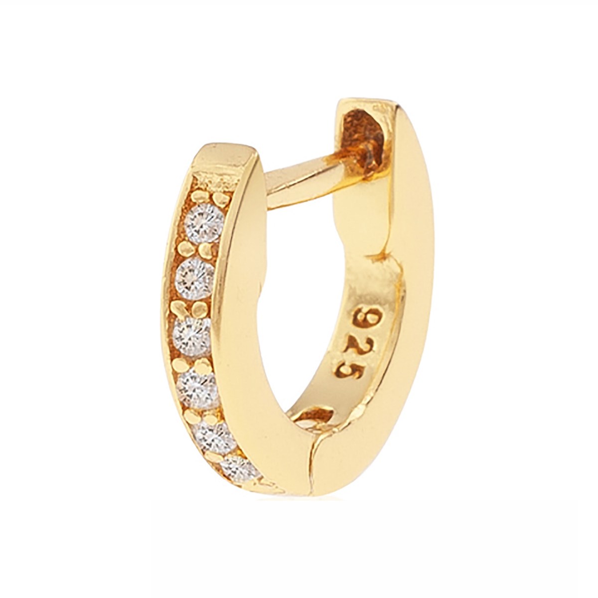 Piercing Agatha mini créole doré