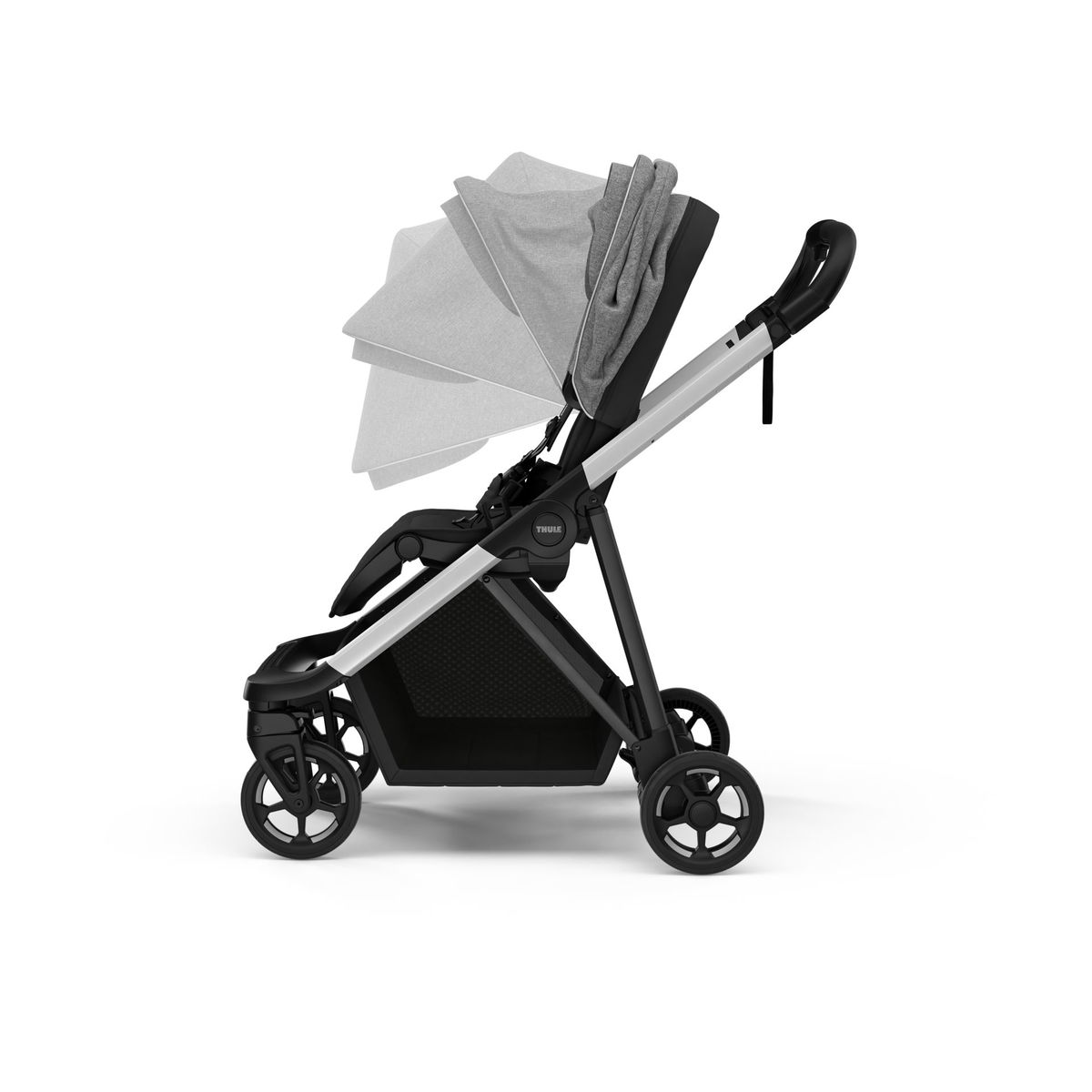 THULETHULE   SHINE grey melange/alu