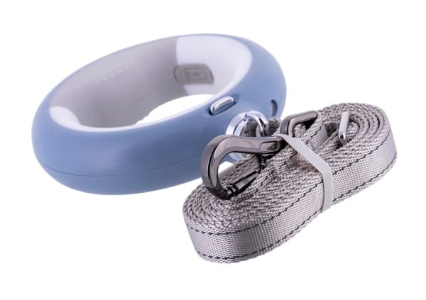 Doggy Village LUMINOUS Leash - Robust 3-i-1 bånd med LED-lommelykt, farget håndtaksbelysning og hygieneposedispenser for mellomstore og store hunder,