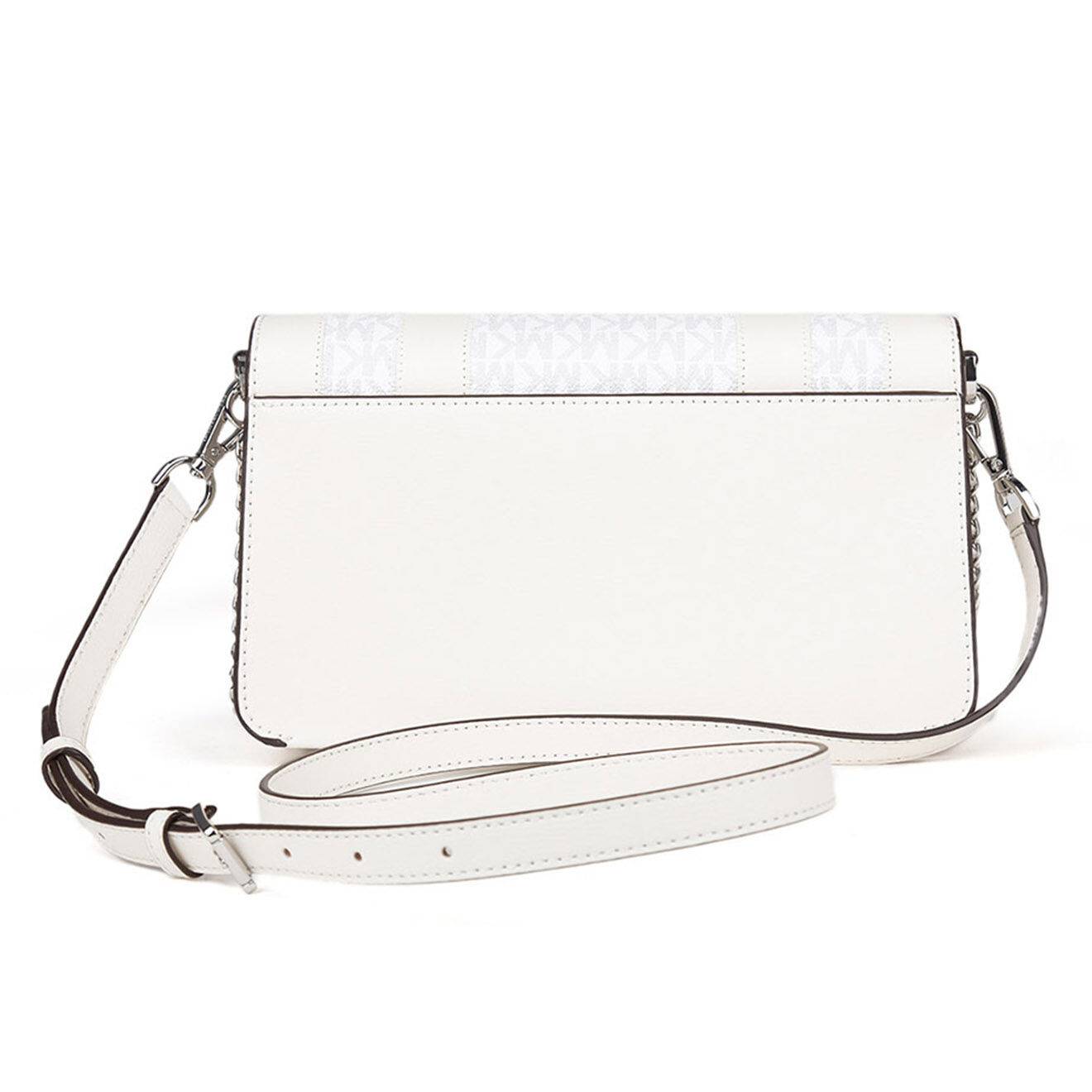 Michael Kors Sac bandoulière en Cuir Sonia blanc brillant - 25x14x7 cm