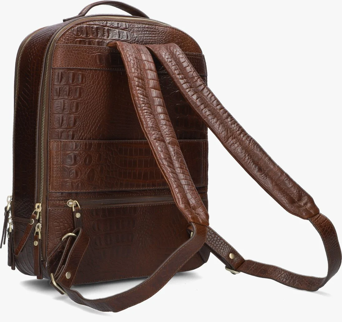 FMME bruine fmme laptoptas claire croco