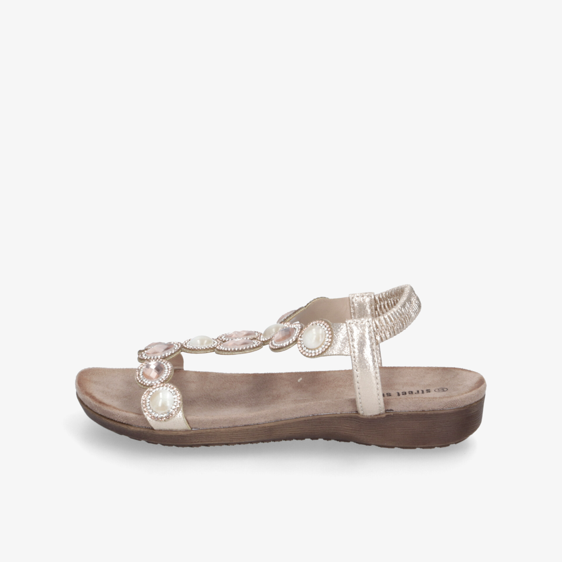 street shoes Damen Sandalen gold