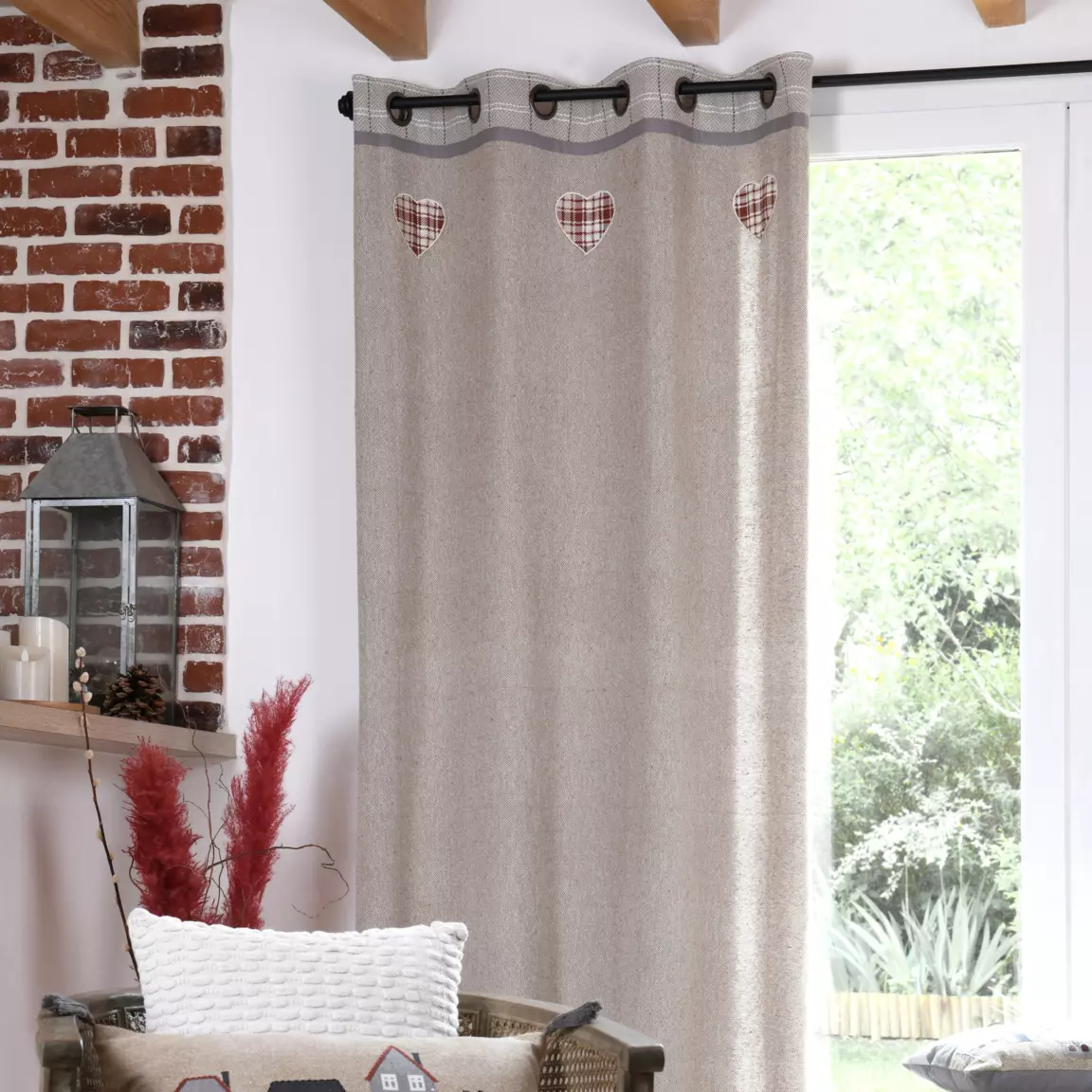 Rideau coton (140 x 260 cm) Cornouailles Beige
