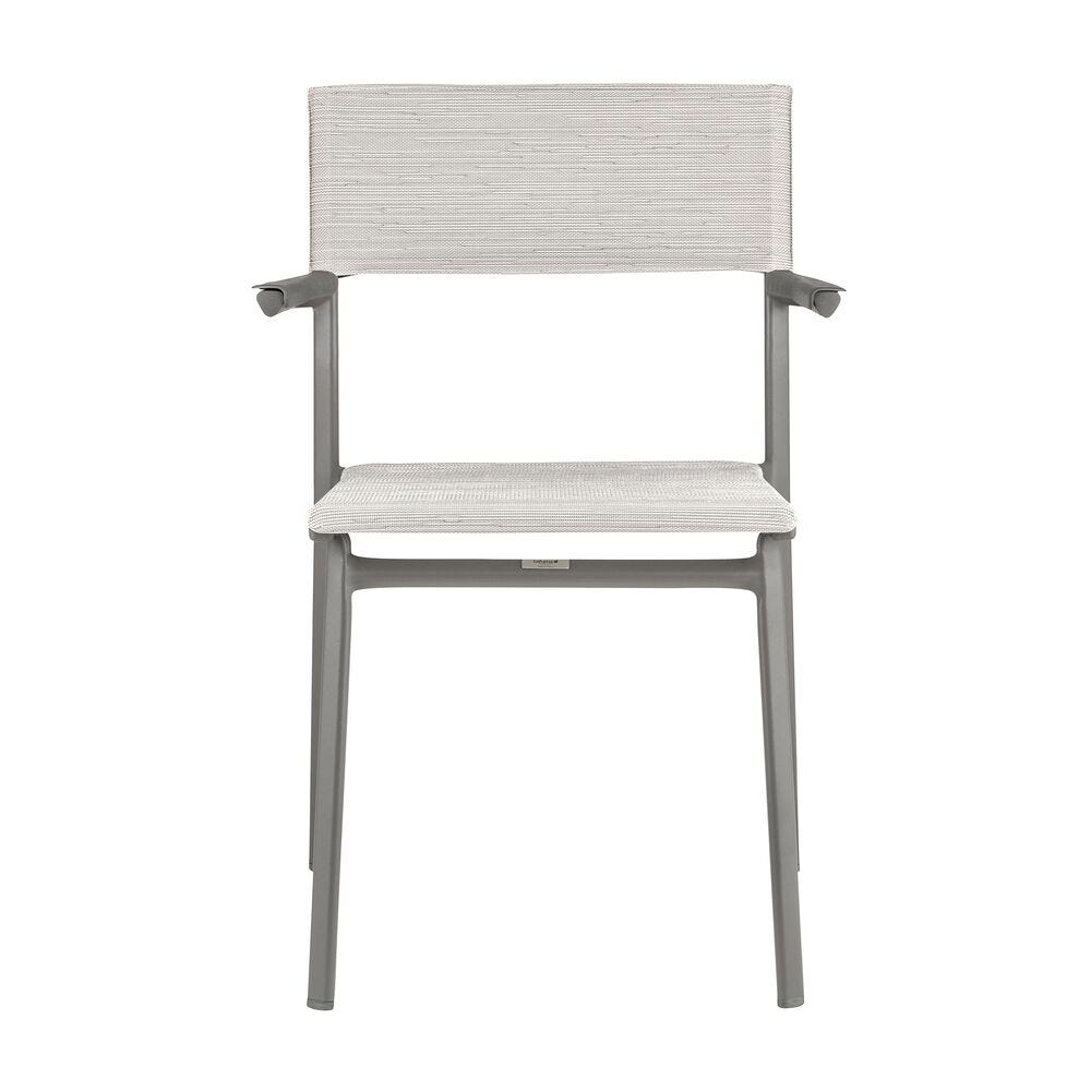Gartenstuhl Oron Batyline® Duo Grau Galet-Titane