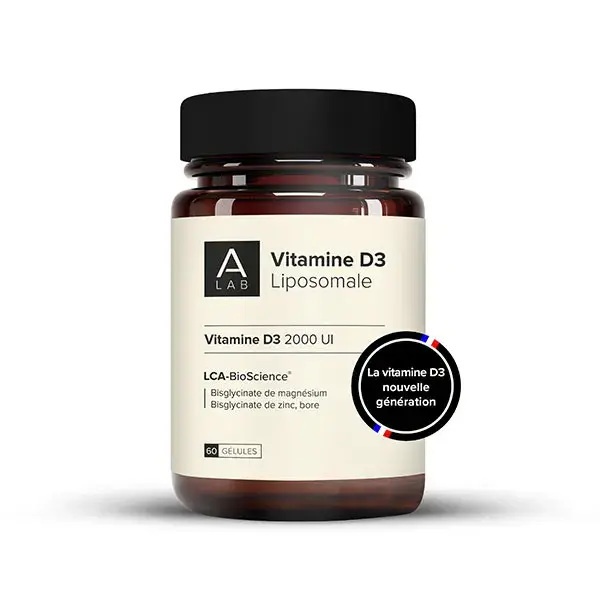 A-Lab Vitamina D3 Lipossomal 2000 UI - Defesas Naturais, Imunidade - 60 cápsulas