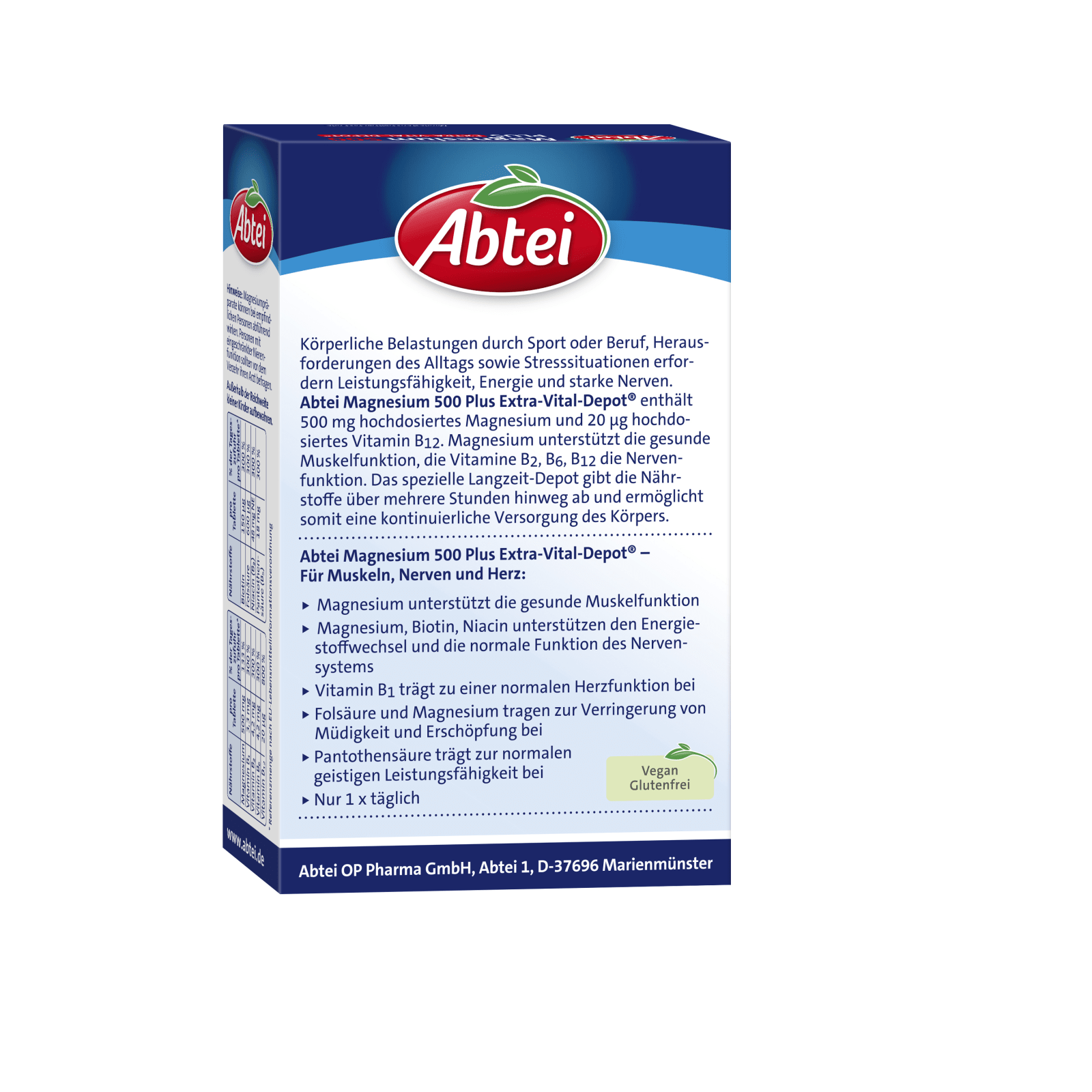 Magnesium 500 Plus Vital Depot (42 Tabletten)
