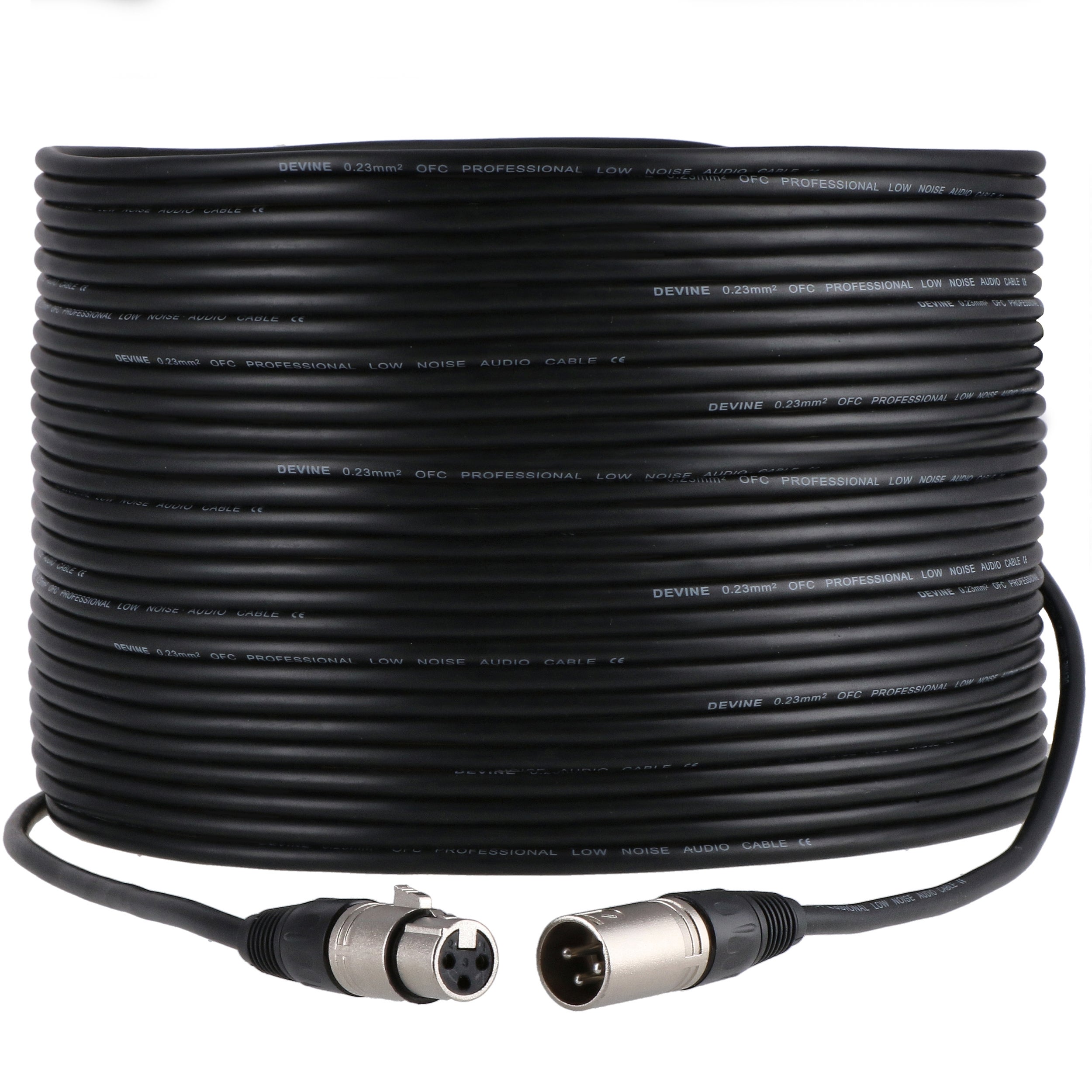 Devine MIC100/20 XLR microfoon- en signaalkabel 20 meter (50x)