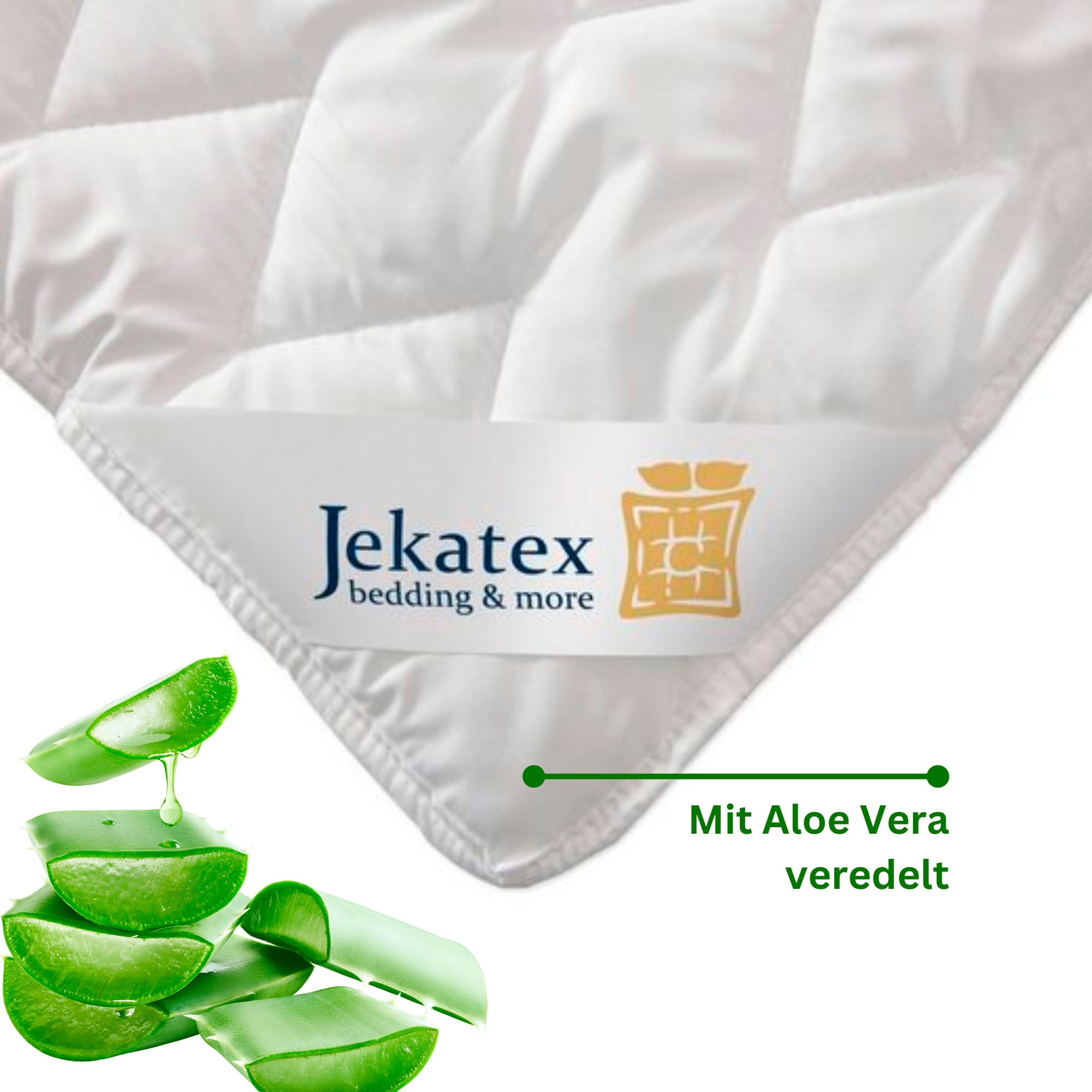 Jekatex Matratzenauflage »Aloe Vera« Auflage 90x200 cm für Matratze mit Aloe Vera veredelt.