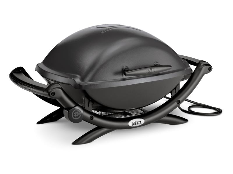 Weber Elektrogrill Q 2400 Dark Grey Mobiler Elektrogrill, Dunkelgrau
