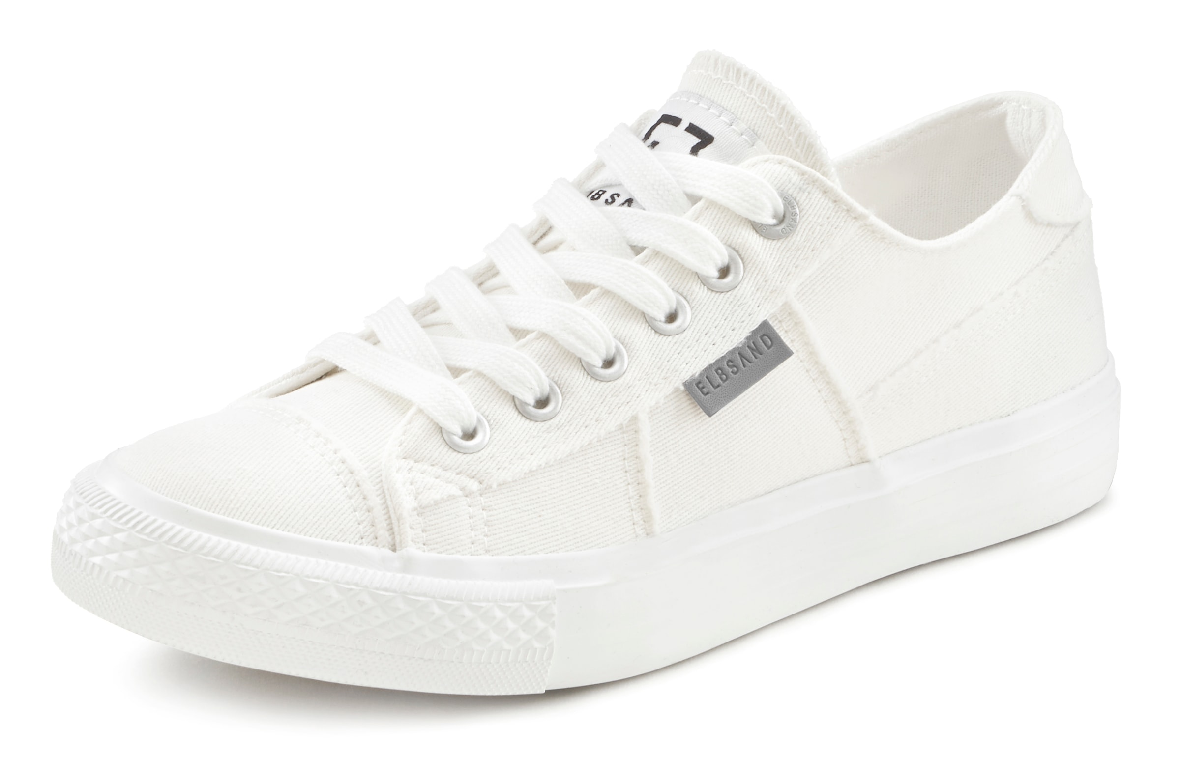 Elbsand Sneaker »Schnürschuh, Stoffschuhe, Textilschuhe, Turnschuh, Freizeitschuh«  Schnürhalbschuh aus Textil in modernem Used-Look VEGAN